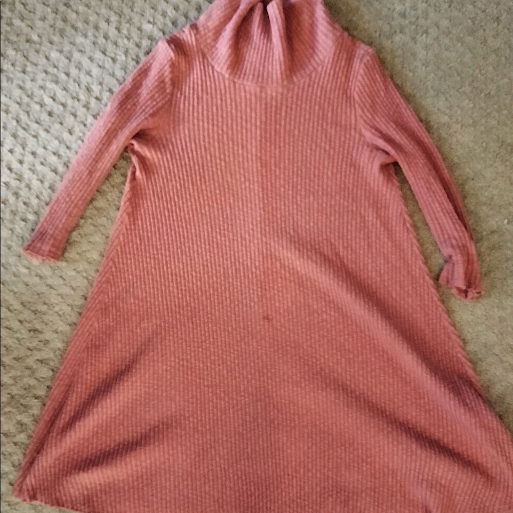 Pink Sweater Dress